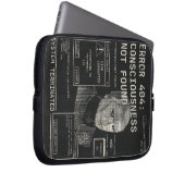 Leere - Techno-Brutalist Streetwear Desgin Laptopschutzhülle (Vorne Rechts)