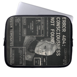 Leere - Techno-Brutalist Streetwear Desgin Laptopschutzhülle