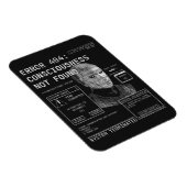 Leere - Techno-Brutalist Streetwear Desgin Magnet (Rechte Seite)