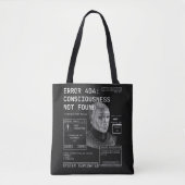 Leere - Techno-Brutalist Streetwear Desgin Tasche (Vorderseite)