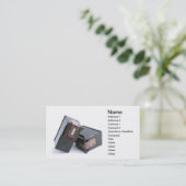 Leere Tintenpatronen Visitenkarte (Stehend Vorderseite)