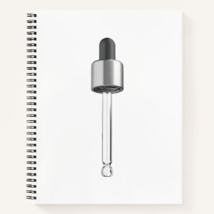 Leere Tropferpipette Notizblock