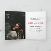 LEERE UND HELLE FEIERTAGSKARTE (Innenseite)