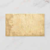 Leere Vintage Papierstapel Visitenkarte (Rückseite)