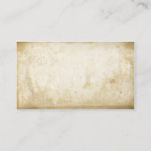 Leere Vintage Papierstapel Visitenkarte (Rückseite)