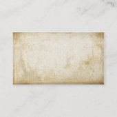 Leere Vintage Papierstapel Visitenkarte (Rückseite)