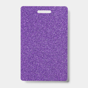 Leere violette Glitter-DIY-Vorlage mit benutzerdef Ausweis