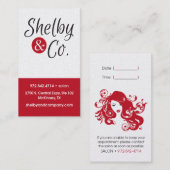 Leere Visitenkarte (Vorne/Hinten)