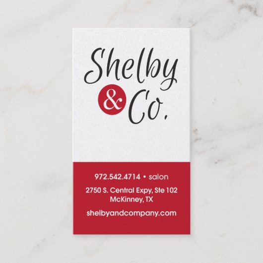 Leere Visitenkarte (Vorderseite)