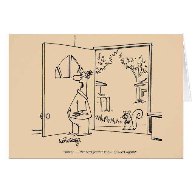 Leere Vogel-Zufuhr (Vorderseite (Horizontal))