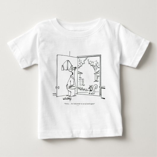 Leere Vogel-Zufuhr Baby T-shirt (Vorderseite)