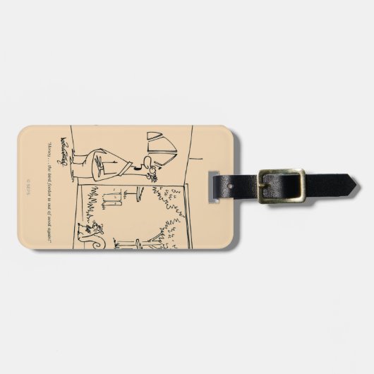 Leere Vogel-Zufuhr Gepäckanhänger (Vorderseite horizontal)