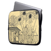 Leere Vogel-Zufuhr Laptopschutzhülle (Vorderseite Links)