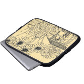 Leere Vogel-Zufuhr Laptopschutzhülle (Vorne Knopf)