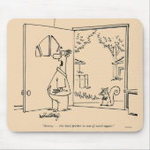 Leere Vogel-Zufuhr Mousepad (Vorne)