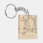 Leere Vogel-Zufuhr Schlüsselanhänger (Vorderseite links)