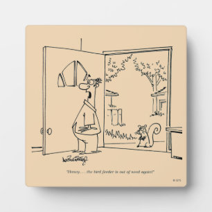 Leere Vogelzuführung 2 Fotoplatte