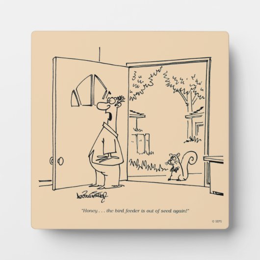 Leere Vogelzuführung 2 Fotoplatte (Vorderseite)