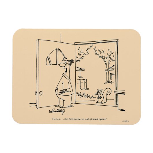 Leere Vogelzuführung 2 Magnet (Horizontal)