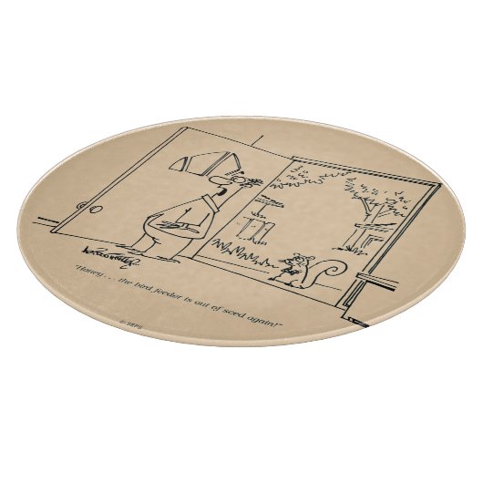 Leere Vogelzuführung 2 Schneidebrett (Ecke)