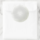 Leere Volleyball-Aufkleber zur Hand schreiben Ihre Runder Aufkleber (Tasche)