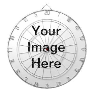Leere Vorlage Fügen Sie Ihr Bild und/oder Text hin Dartscheibe