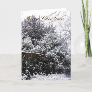 leere Weihnachtskarte Feiertagskarte