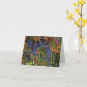 Leere Wein-Mitteilungskarten Karte (Gelbe Blume)