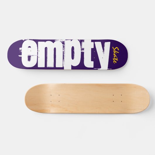 Leere XPOP Plattform Skateboard (Horizontal)