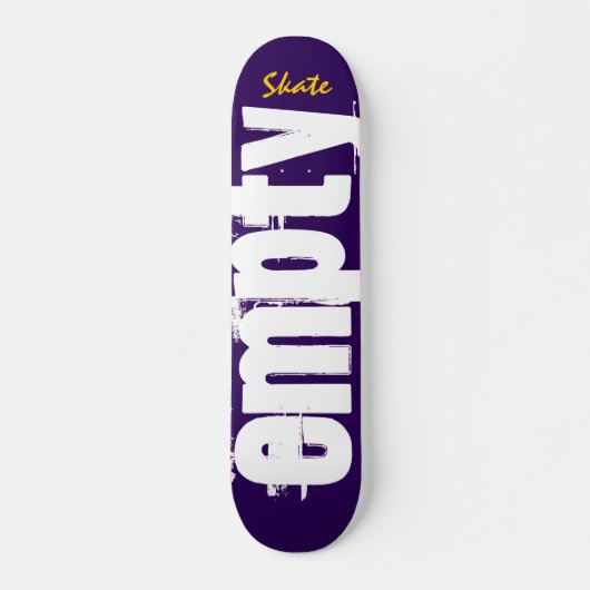 Leere XPOP Plattform Skateboard (Vorne)