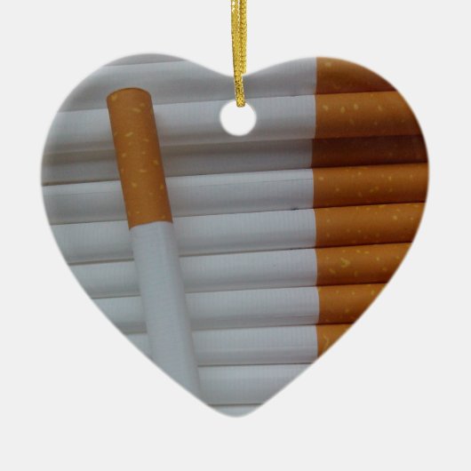 Leere Zigaretten Keramik Ornament (Vorne)