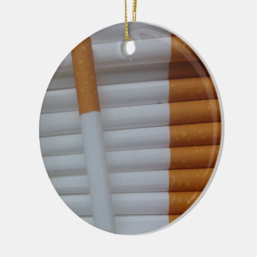 Leere Zigaretten Keramikornament (Links)