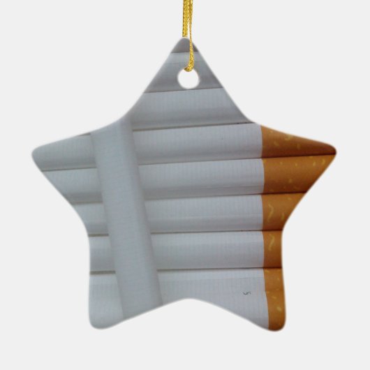 Leere Zigaretten Keramikornament (Hinten)