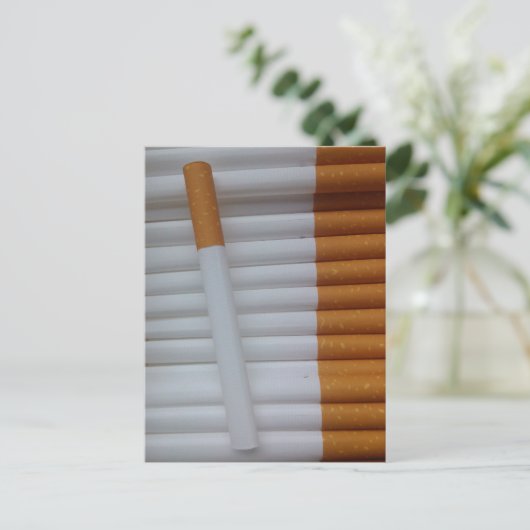 Leere Zigaretten Postkarte (Stehend Vorderseite)