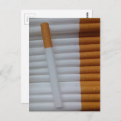 Leere Zigaretten Postkarte (Vorne/Hinten)