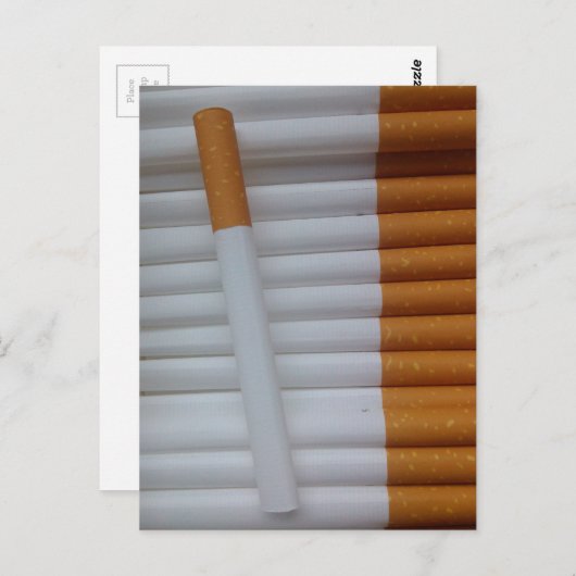 Leere Zigaretten Postkarte (Vorne/Hinten)