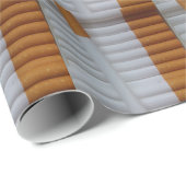 Leere Zigaretten zusammen gruppiert Geschenkpapier (Rolleneckpunkt)