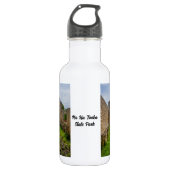 Leere Zimmer Ruinen Edelstahl Wasserflasche (Vorderseite)