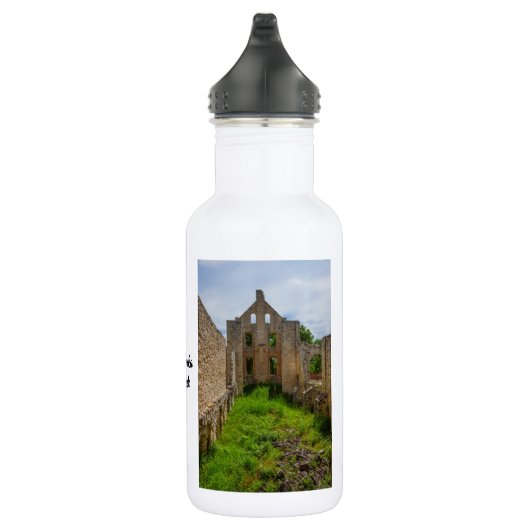 Leere Zimmer Ruinen Edelstahl Wasserflasche (Rechts)