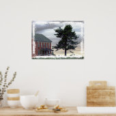 Leere Zuhause Poster (Küche)