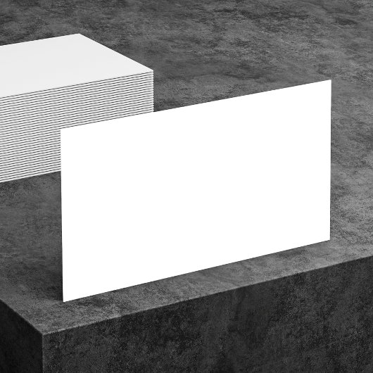 Leere zwei Seiten weiße Visitenkarten Visitenkarte