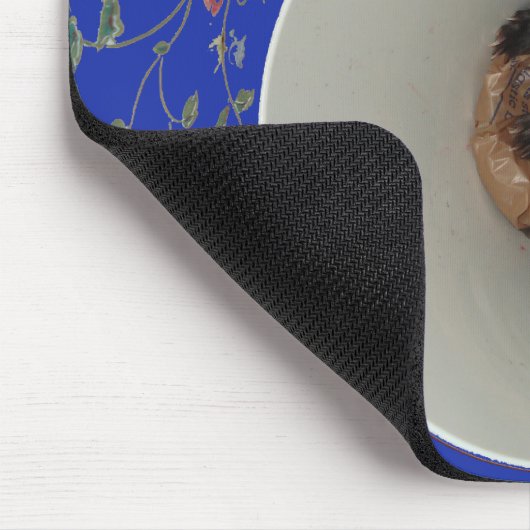 Leeren Sie das Abfall-Mausunterlage-Blau Mousepad (Ecke)