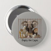 Leeren Sie die Tierschutzrechte der Käfige Button (Vorne & Hinten)