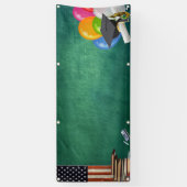 leerer Absolvent Banner (Vertikal)