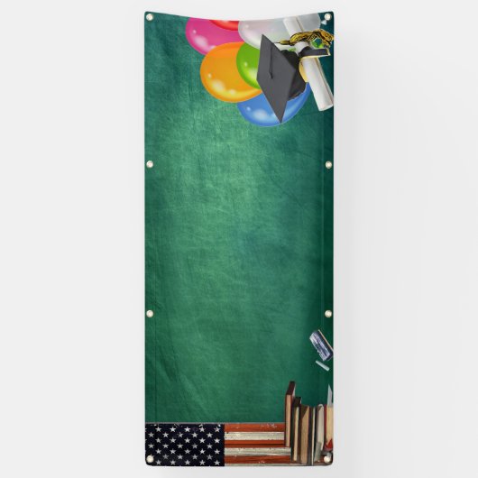 leerer Absolvent Banner (Vertikal)