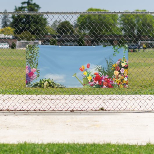leerer Blumengeschäftsverkauf Banner (Insitu)