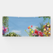 leerer Blumengeschäftsverkauf Banner (Horizontal)