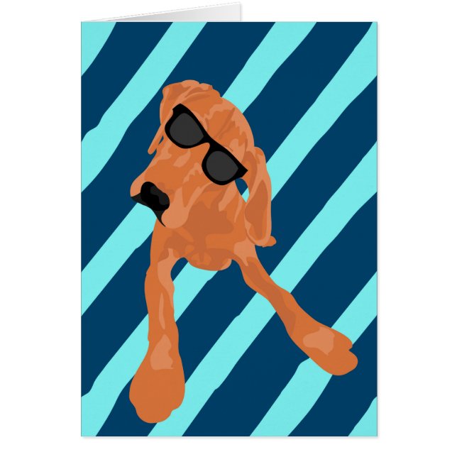 Leerer cooler Redbone Coonhound (Vorne)