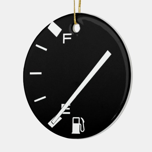 Leerer Gas-Behälter Keramik Ornament (Links)