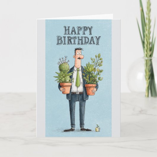 Leerer Geburtstag Feiertagskarte (Vorderseite)